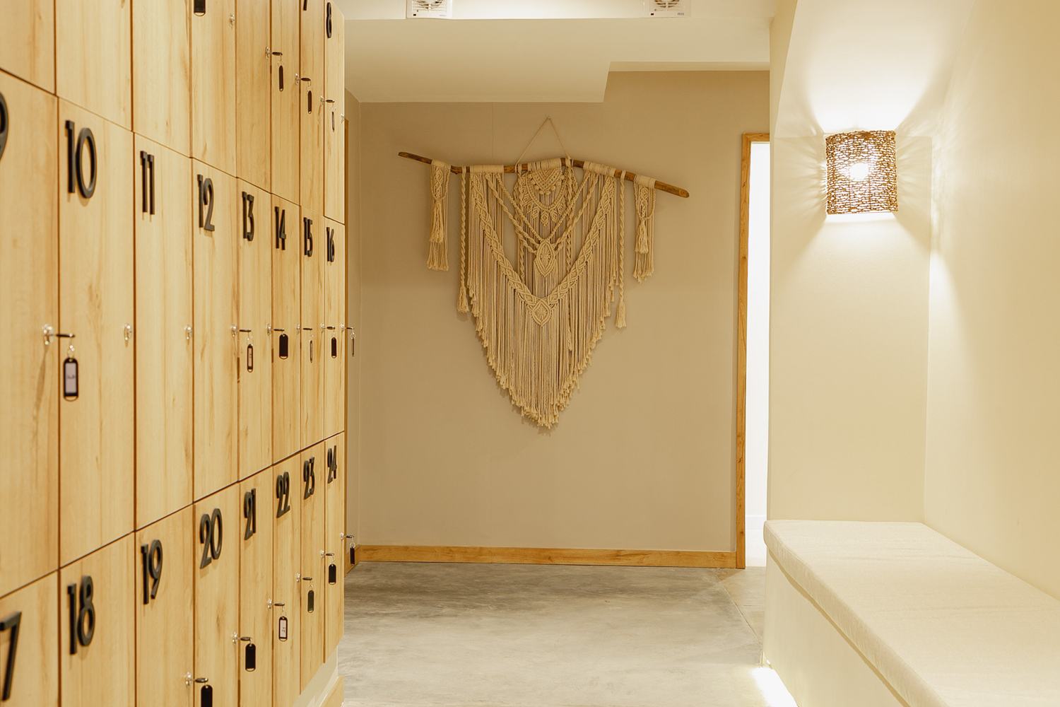 Vestier con lockers